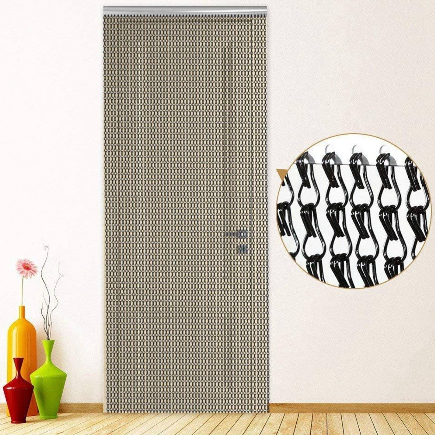 Chain Link Curtain - Black: image 10