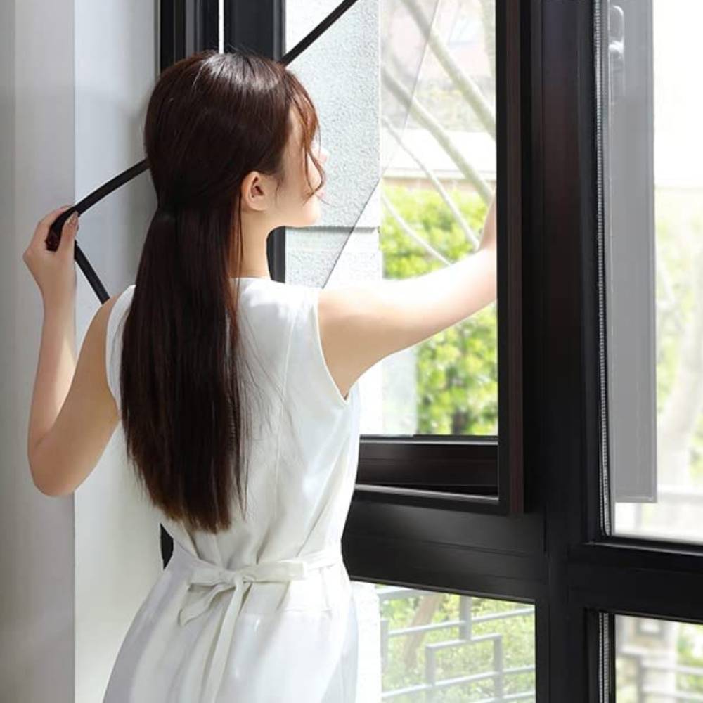 Magnetic Window Screen - White, 100cm x 100cm: image 5